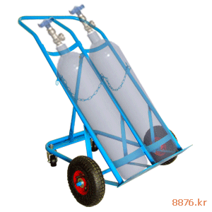 산소카 더블(Oxygen Cylinder Trolley (Doubl)
